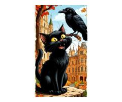 Сказка про Чёрного Кота из Орла и Ворона из Москвы
