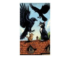 Сказка про Чёрного Кота из Орла и Ворона из Москвы