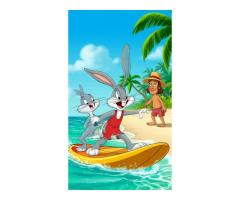 Сказка: Как Русалочка кролика Багза Банни учила плавать на Кони-Айленде в Нью-Йорке