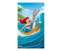 Сказка: Как Русалочка кролика Багза Банни учила плавать на Кони-Айленде в Нью-Йорке