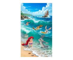 Сказка: Как Русалочка кролика Багза Банни учила плавать на Кони-Айленде в Нью-Йорке