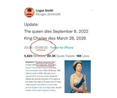 Летом 2022 года аккаунт, подписанный Логан Смит написал